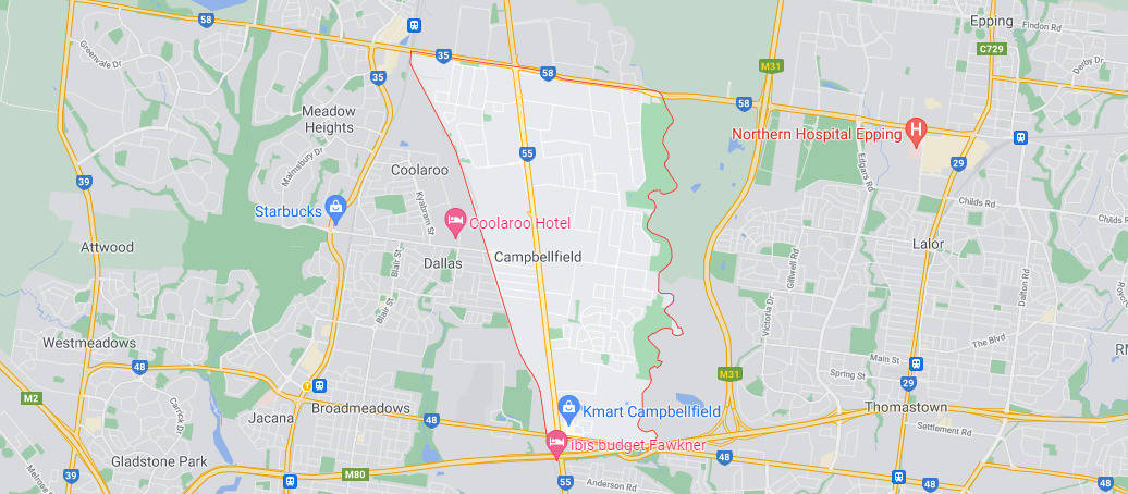 Campbellfield Map Area