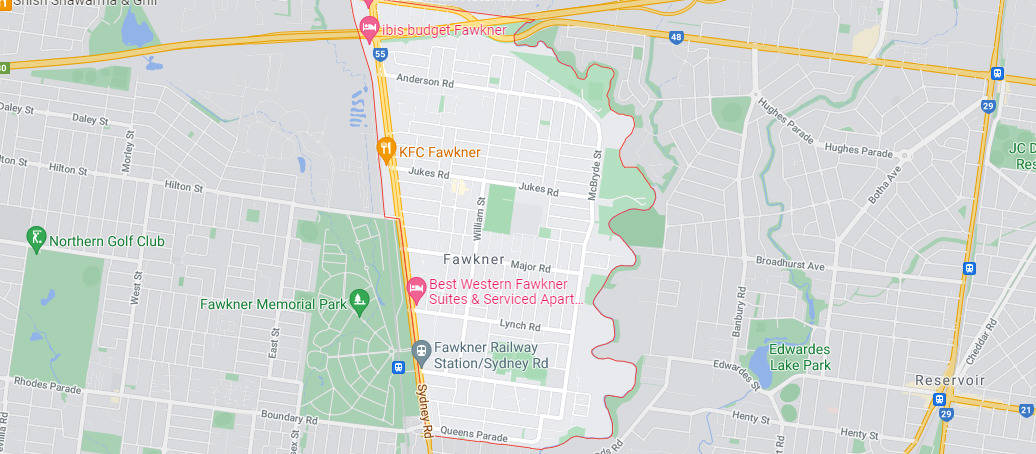 Fawkner Map Area