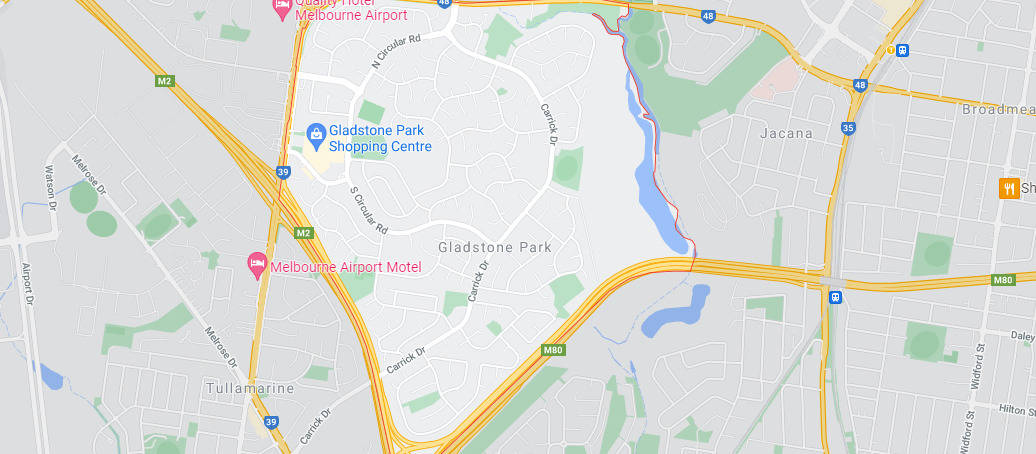 Gladstone Park Map Area